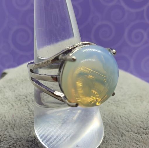 Adjustable Opal Stone Ring